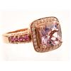 Image 1 : Sapphire & Diamond 14K Rose Gold Levian Ring