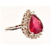 Image 2 : Ruby & Diamond 14K Gold Ring