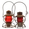 2 Railroad Lanterns MKT Missouri-Kansas-Texas