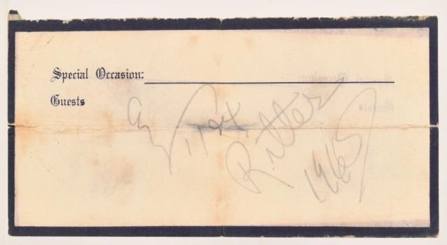 Tex Ritter Autograph