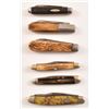 6 Collector's Pocket Knives