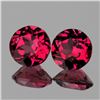 Image 1 : Natural Raspberry Pink Rhodolite Garnet Pair 6.70 MM