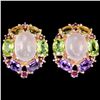 Image 1 : NATURAL ROSE QUARTZ AMETHYST CITRINE RHODOLITE GARNET