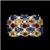 Image 1 : Natural Multi-color Sapphire Ring