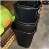 Image 2 : LOT OF VINTAGE TRAYS WICKER TRAY AND STUFFED FROG AND WASTE BINS