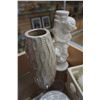 Image 2 : CERAMIC VASE AND CANDLE HOLDER AND ANGEL FIGURES