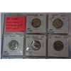 Image 2 : 80 YEARS, 8 DECADES OF CANADIAN 25c 1937-2017 8 COINS