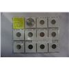 Image 1 : 10 1951 NICKELS COMMEMORATING THE ISOLATION AND NAMING OF THE ELEMENT NICKEL AND LARGE REPLICA COIN