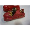 Image 2 : TWO 1940S VICEROY SUNRUCO MICKEY MOUSE FIRETRUCK TOYS