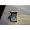 Image 2 : 9KT YELLOW GOLD GENUINE 1.12CT SAPPHIRE AND .02CT DIAMOND RETRO-HOOP EARRINGS W/ APPRAISAL $400