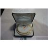 Image 2 : 10KT YELLOW GOLD GENUINE FRESHWATER PEARL NECKLACE, EARRINGS, AND BRACELET W/ APPRAISAL $1200