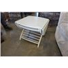 Image 2 : WHITE DROP LEAF END TABLE