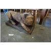 Image 2 : CARVED WOOD LION