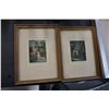 Image 2 : 2 SMALL CRIES OF LONDON PRINTS AND FRAMED BUTTERFLY