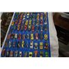 Image 4 : HOTWHEELS DOOR HANGER TOY CAR HOLDER WITH 114 VEHICLE, MANY IN NEW CONDITION, SOME VINTAGE