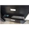 Image 2 : BLACK 3 DRAWER FILING CABINET