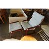 Image 2 : BENTWOOD CHAIR AND OTTOMAN