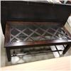Image 2 : MODERN GLASS TOP COFFEE TABLE
