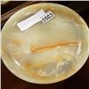 Image 2 : ALABASTER PEDESTAL BOWL AND CAST EASTERN BOWL, REPAIRED
