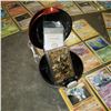 Image 8 : LOT OF POKEMON CARDS AND GOLD TONE CARD IN POKEBALL