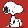 Image 2 : Peanuts, "Snoopy: Red" Hand Numbered Canvas (40"x44") Limited Edition Fine Art Print with Certificat