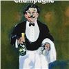 Image 2 : Guy Buffet, "Le Sommelier" Serigraph on Paper.