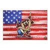 Image 1 : Looney Tunes, "Patriotic Series: Taz" Numbered Limited Edition on Canvas with COA. This piece comes 