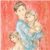 Image 2 : "Sonya and Family" Limited Edition Lithograph by Edna Hibel (1917-2014), Numbered and Hand Signed wi