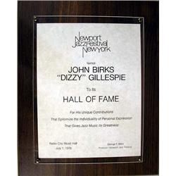 A NEWPORT JAZZ FESTIVAL NEW YORK CERTIFICATE Unde