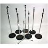 Image 1 : A COLLECTION OF SEVEN MICROPHONE AND CYMBAL STANDS A COLLECTION OF SEVEN MICROPHONE AND CYMBAL STAND