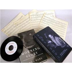 A HANDWRITTEN NOTE AND CHECK FROM MARY LOU WILLIA