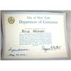 Image 2 : A CERTIFICATE OF APPRECIATION FROM THE NYC DEPART