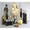 Image 1 : A LARGE GROUP OF RELIGIOUS FIGURINES Including Jesus and Mary, 32 pieces