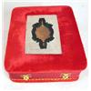 Image 2 : A LEATHER BOUND COPY OF THE KITAB-I-AQDAS (BAHA'I MOST HOLY BOOK) In Arabic, in red velvet covered c