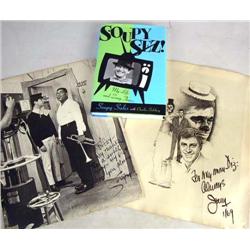 A BLACK AND WHITE PHOTOGRAPH ON BOARD Of Soupy Sa