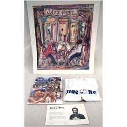 A BLUE NOTE PLAQUE RECOGNIZING DIZZY'S ACCOMPLISH