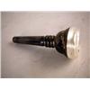 Image 2 : A SILVER PLATED METAL TRUMPET MOUTHPIECE Gebr. Muller Amsterdam, #11, with  lucite tip, together wit
