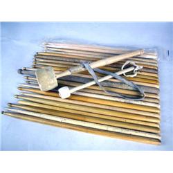 A COLLECTION OF DRUMSTICKS In varying conditions, apx. 20 pieces