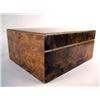 Image 3 : AN ALFRED DUNHILL BURL WOOD HUMIDOR WITH COPPER LINING Patent #2052826, 12" x 10" x 6