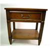 Image 5 : A GEORGE III STYLE ONE-DRAWER SIDE TABLE 24"h x 2