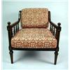 Image 2 : AN UPHOLSTERED WOOD ARMCHAIR Wear, 27 1/2"h x 26 1/2"w x 25"d