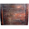 Image 5 : A CHINESE METAL-MOUNTED TROPICAL HARDWOOD CABINET Cracks and wear, 38 1/2"h x 40"w x 18"d
