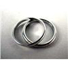 Image 1 : TWO PLATINUM BAND RINGS Apx. 4.9 dwt.