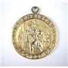 Image 1 : A 14K YELLOW GOLD ST. CHRISTOPHER'S MEDAL PENDANT Apx. 2.7 dwt.