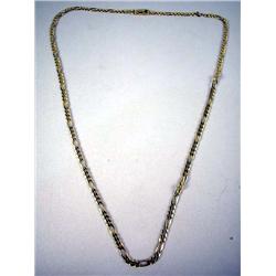 A 14K YELLOW GOLD CHAIN NECKLACE A 14K YELLOW GOLD CHAIN NECKLACE