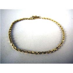 A 14K YELLOW GOLD CHAIN BRACELET Apx. 2.2 dwt.