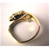 Image 2 : A 14K YELLOW GOLD DOLPHIN FORM RING Apx. 1.4 dwt