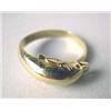 Image 3 : A 14K YELLOW GOLD DOLPHIN FORM RING Apx. 1.4 dwt