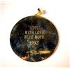 Image 2 : A 14K YELLOW GOLD DISC ENGRAVED "TO DIZZY WITH LOVE BLUE NOTE 1992" Apx. 34.20 dwt