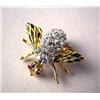 Image 3 : AN 18K YELLOW GOLD AND DIAMOND BROOCH OF A BEE St